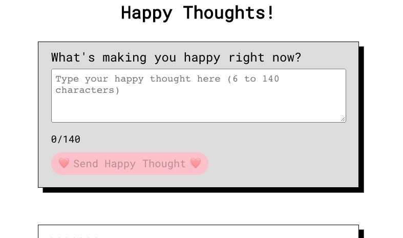 happy thoughts